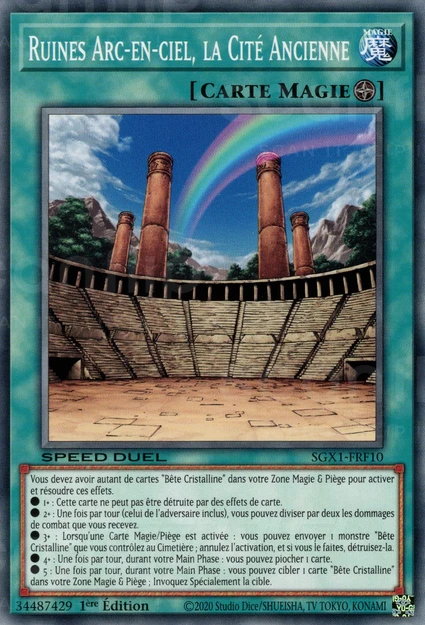 YGO [FR] SGX1-FRF10 RUINES ARC-EN-CIEL, LA CITE ANCIENNE (COMMUNE)