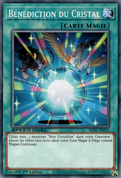 YGO [FR] SGX1-FRF12 BENEDICTION DU CRISTAL (COMMUNE)
