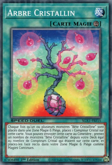 YGO [FR] SGX1-FRF15 ARBRE CRISTALLIN (COMMUNE)