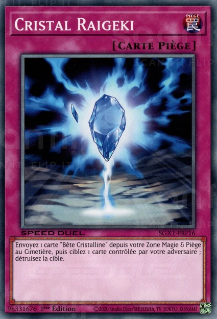 YGO [FR] SGX1-FRF16 CRISTAL RAIGEKI (COMMUNE)