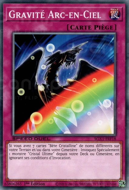 YGO [FR] SGX1-FRF18 GRAVITE ARC-EN-CIEL (COMMUNE)