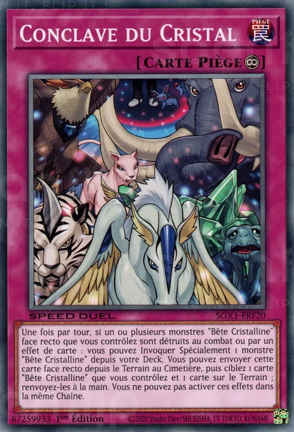 YGO [FR] SGX1-FRF20 CONCLAVE DU CRISTAL (COMMUNE)