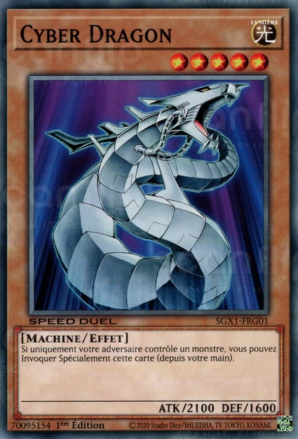 YGO [FR] SGX1-FRG01 CYBER DRAGON (COMMUNE)