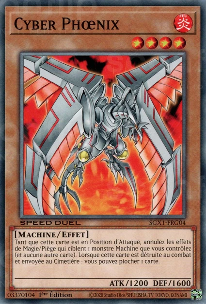 YGO [FR] SGX1-FRG04 CYBER PHOENIX (COMMUNE)