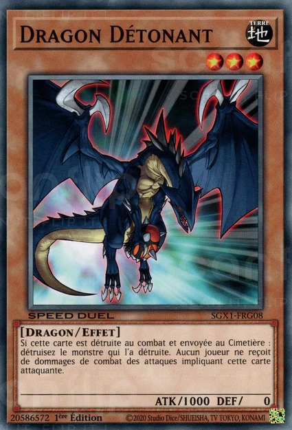 YGO [FR] SGX1-FRG08 DRAGON DETONANT (COMMUNE)