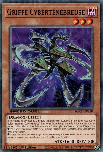 YGO [FR] SGX1-FRG10 GRIFFE CYBERTENEBREUSE (COMMUNE)