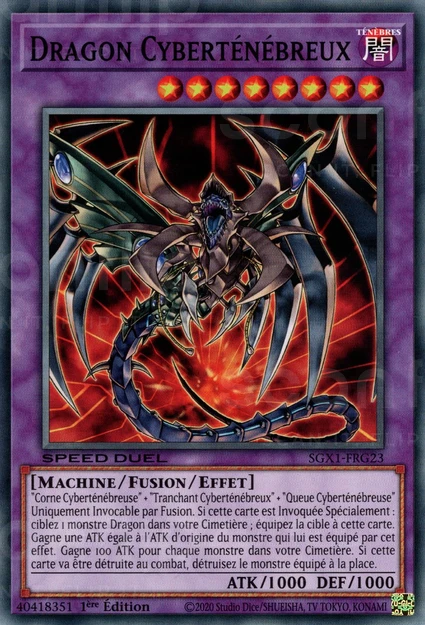 YGO [FR] SGX1-FRG23 DRAGON CYBERTENEBREUX (COMMUNE)