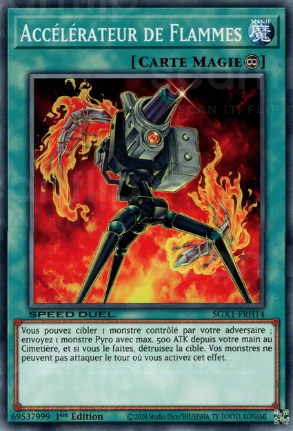 YGO [FR] SGX1-FRH14 ACCELERATEUR DE FLAMMES (COMMUNE)