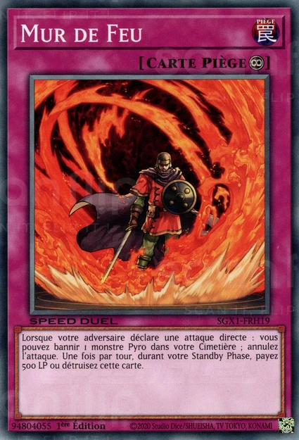 YGO [FR] SGX1-FRH19 MUR DE FEU (COMMUNE)