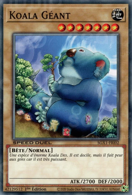 YGO [FR] SGX1-FRI02 KOALA GEANT (COMMUNE)