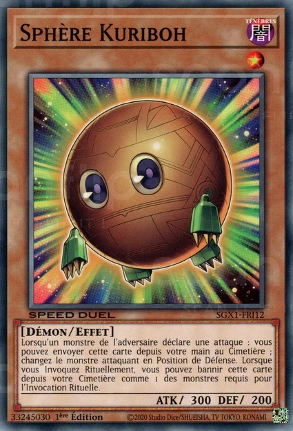 YGO [FR] SGX1-FRI12 SPHERE KURIBOH (COMMUNE)