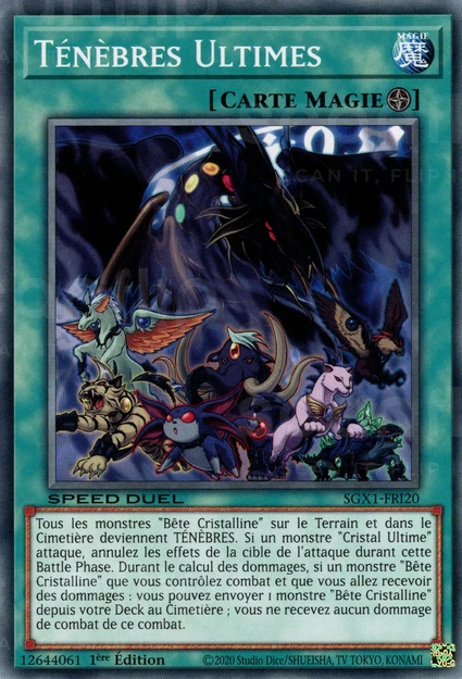 YGO [FR] SGX1-FRI20 TENEBRES ULTIMES (COMMUNE)