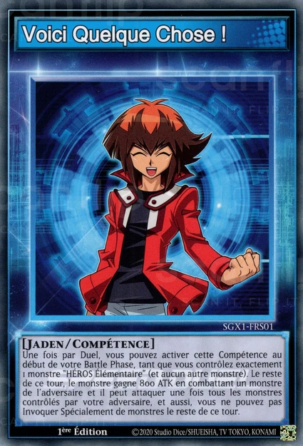 YGO [FR] SGX1-FRS01 VOICI QUELQUE CHOSE ! (COMMUNE)