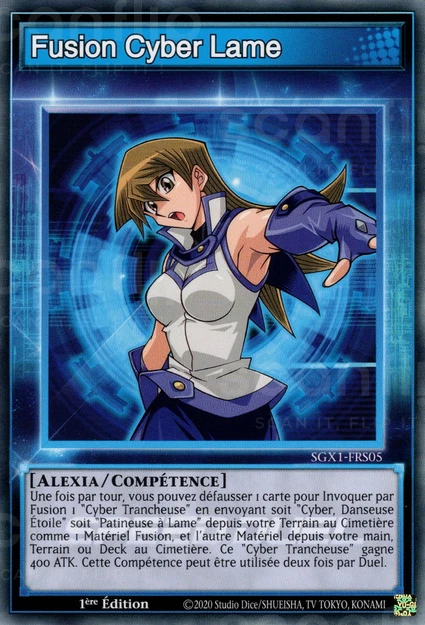 YGO [FR] SGX1-FRS05 FUSION CYBER LAME (COMMUNE)