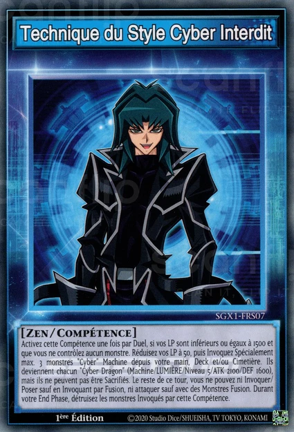 YGO [FR] SGX1-FRS07 TECHNIQUE DU STYLE CYBER INTERDIT (COMMUNE)