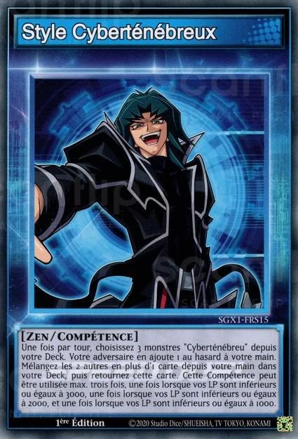 YGO [FR] SGX1-FRS15 STYLE CYBERTENEBREUX (COMMUNE)