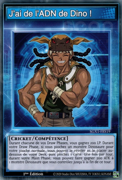YGO [FR] SGX1-FRS19 J'AI DE L'ADN DE DINO ! (COMMUNE)