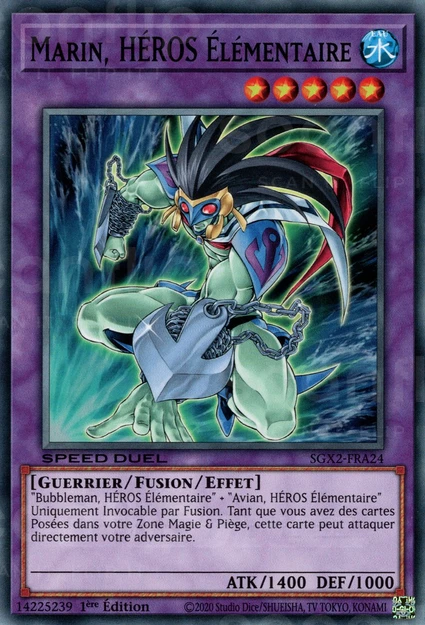 YGO [FR] SGX2-FRA24 MARIN, HEROS &Eacute;LEMENTAIRE (COMMUNE)
