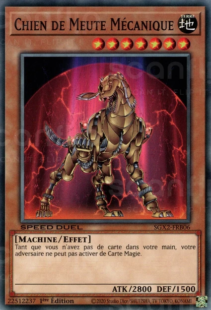 YGO [FR] SGX2-FRB06 CHIEN DE MEUTE MECANIQUE (COMMUNE)