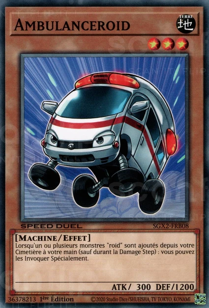 YGO [FR] SGX2-FRB08 AMBULANCEROID (COMMUNE)