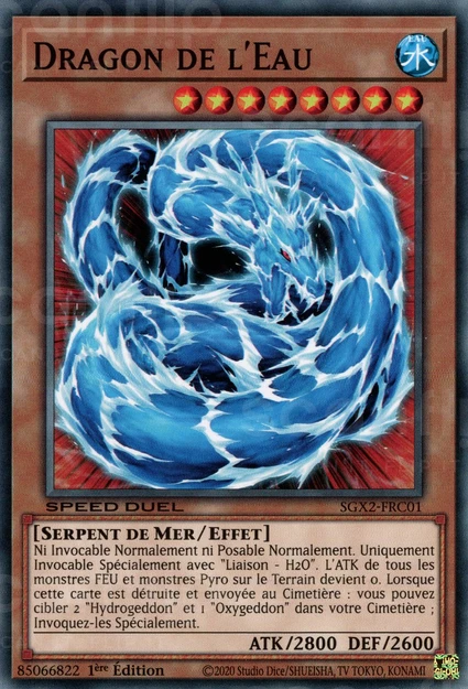 YGO [FR] SGX2-FRC01 DRAGON DE L'EAU (COMMUNE)
