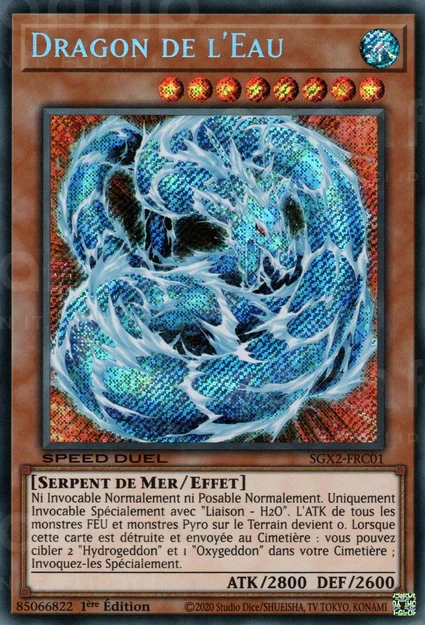 YGO [FR] SGX2-FRC01 DRAGON DE L'EAU (SECRETE RARE)