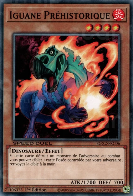 YGO [FR] SGX2-FRC06 IGUANE PREHISTORIQUE (COMMUNE)