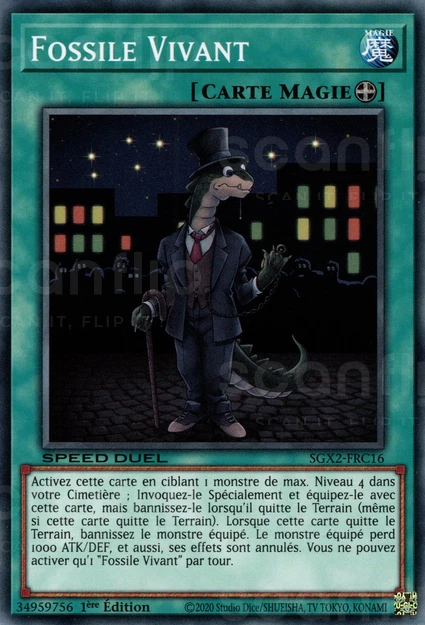 YGO [FR] SGX2-FRC16 FOSSILE VIVANT (COMMUNE)