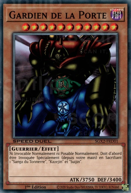 YGO [FR] SGX2-FRD01 GARDIEN DE LA PORTE (COMMUNE)