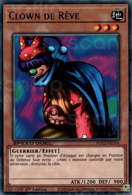 YGO [FR] SGX2-FRD04 CLOWN DE REVE (COMMUNE)