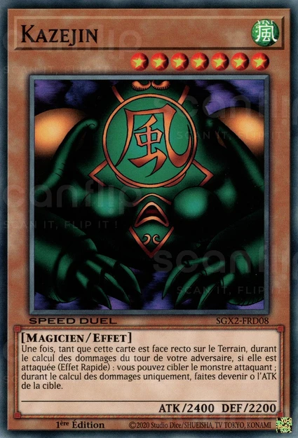 YGO [FR] SGX2-FRD08 KAZEJIN (COMMUNE)