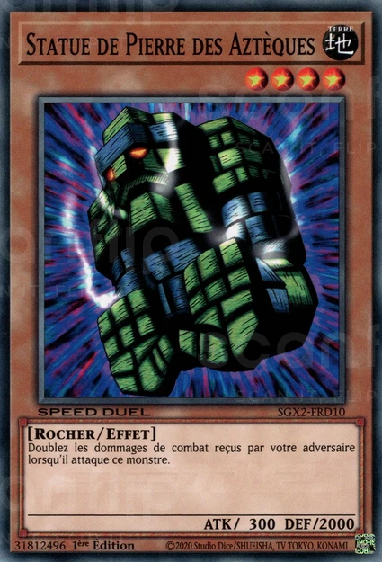 YGO [FR] SGX2-FRD10 STATUE DE PIERRE DES AZTEQUES (COMMUNE)
