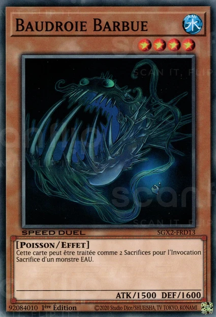 YGO [FR] SGX2-FRD13 BAUDROIE BARBUE (COMMUNE)