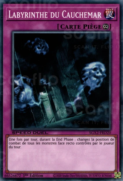 YGO [FR] SGX2-FRD20 LABYRINTHE DU CAUCHEMAR (COMMUNE)