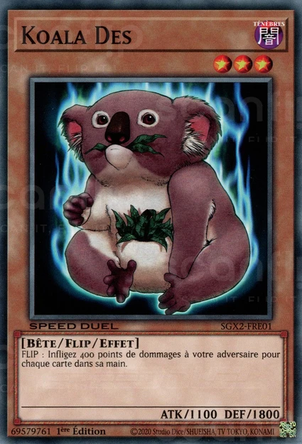 YGO [FR] SGX2-FRE01 KOALA DES (COMMUNE)