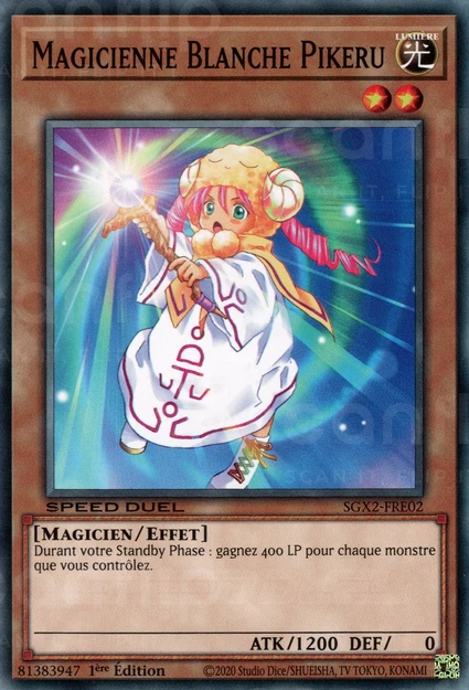 YGO [FR] SGX2-FRE02 MAGICIEN BLANC PIKERU (COMMUNE)