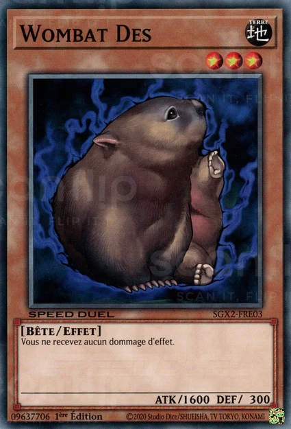 YGO [FR] SGX2-FRE03 WOMBAT DES (COMMUNE)