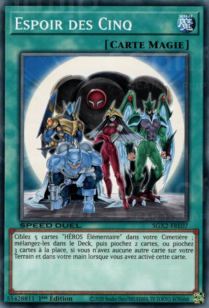 YGO [FR] SGX2-FRE07 ESPOIR DES CINQ (COMMUNE)