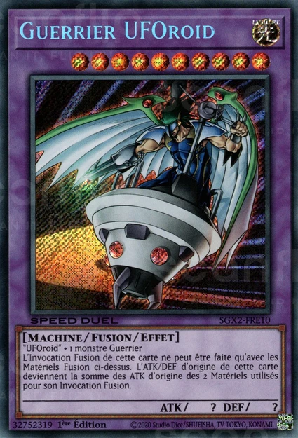 YGO [FR] SGX2-FRE10 GUERRIER UFOROID (SECRETE RARE)