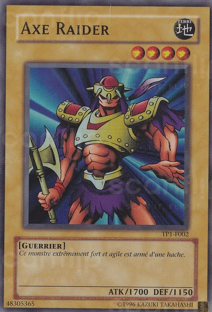 YGO [FR] TP1-F002 AXE RAIDER (SUPER RARE)