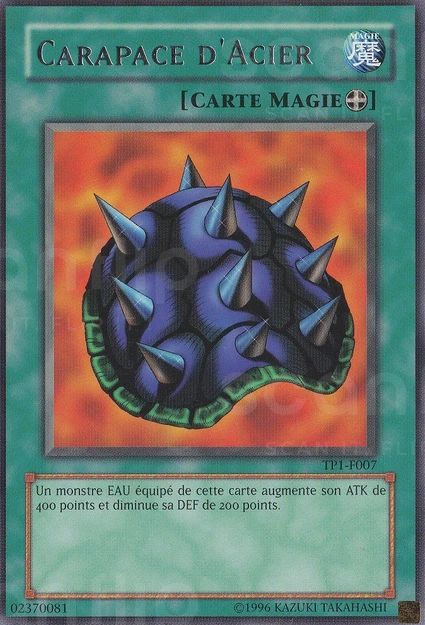 YGO [FR] TP1-F007 CARAPACE D'ACIER (RARE)