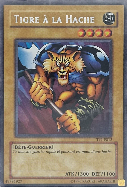 YGO [FR] TP1-F012 TIGRE A LA HACHE (RARE)