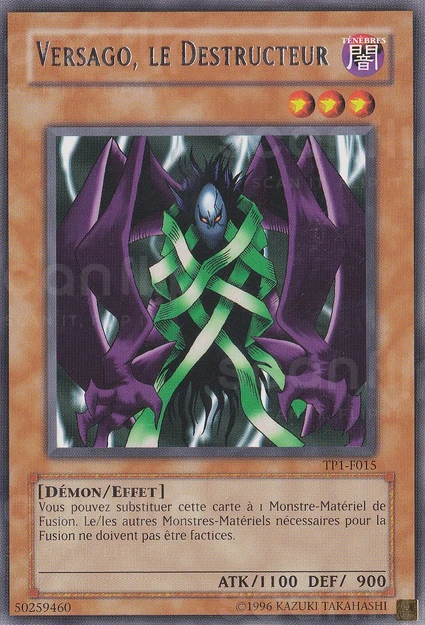 YGO [FR] TP1-F015 VERSAGO, LE DESTRUCTEUR (RARE)