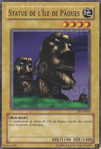 YGO [FR] TP1-F019 STATUE DE L'&Icirc;LE DE PAQUES (COMMUNE)