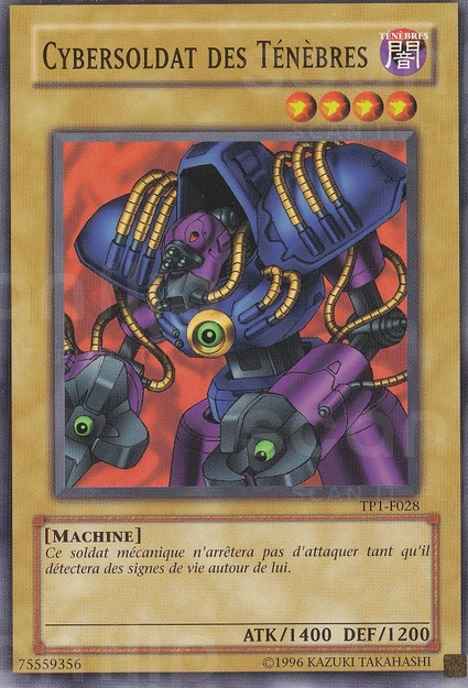 YGO [FR] TP1-F028 CYBERSOLDAT DES TENEBRES (COMMUNE)