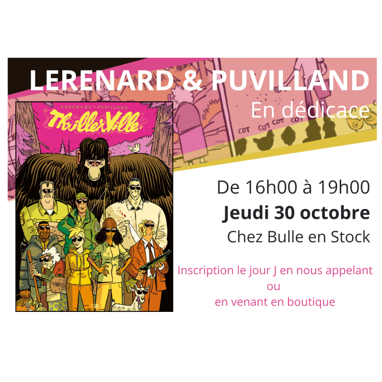 Visuel de Rencontre avec Lerenard & Alex Puvilland