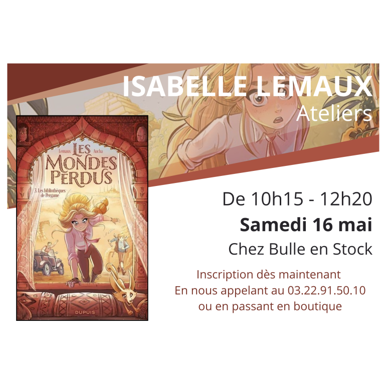 Visuel de Ateliers dessins avec Isabelle Lemaux