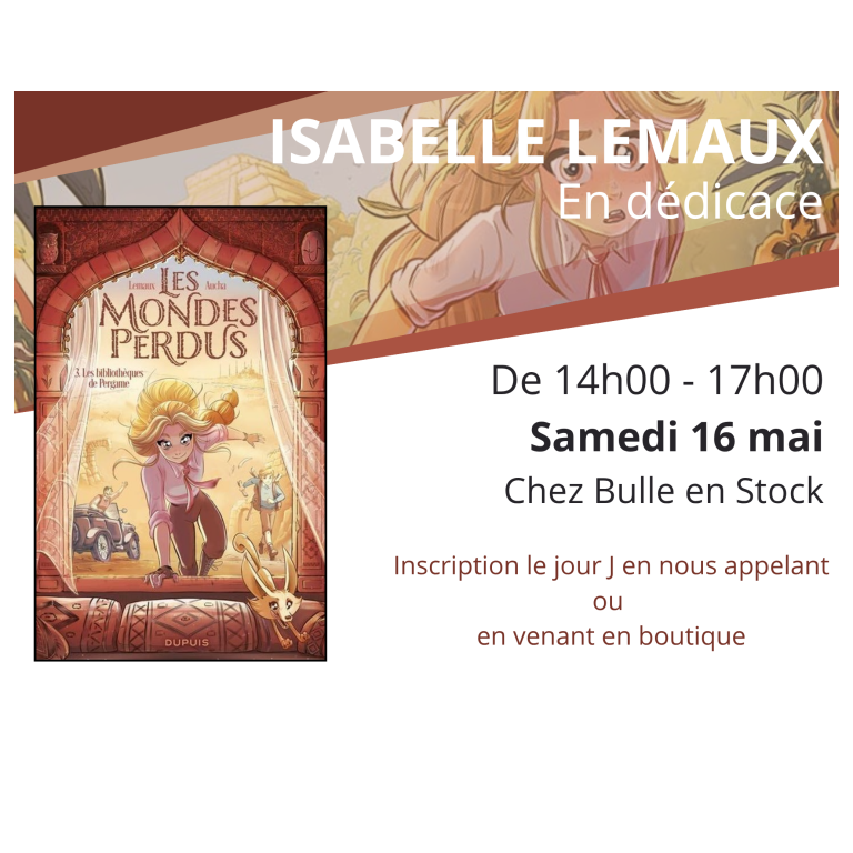 Visuel de Rencontre avec Isabelle Lemaux