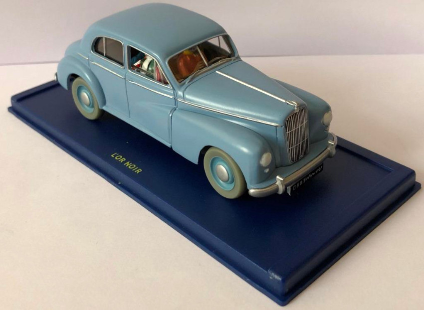 Voiture Tintin Hachette – Morris Six Des Partisans – Au Pays De L'or Noir – Échelle 1:24 – Neuve