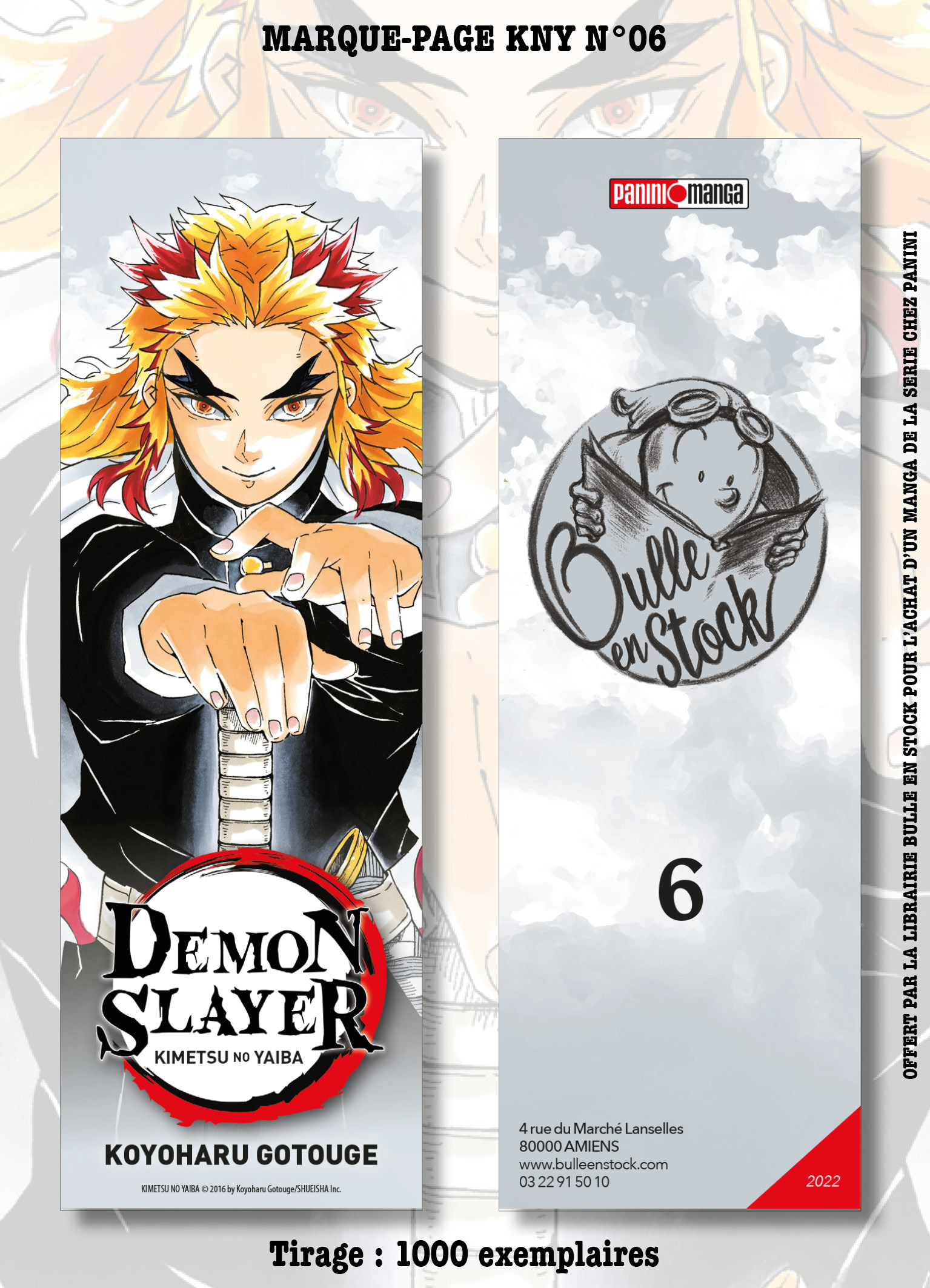 Marque-Pages DEMON SLAYER (Kimetsu No Yaiba)